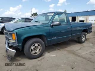 1997 Chevrolet Silverado 1500 z VIN 1GCEC14W5VZ148696, wystawiony jako Copart lot #67600285 z przebiegiem 278 294 mil mil oraz Szkoda całkowita • Salvage title. Historia ofert i sprzedaży dostępna na DreamBid. Obrazek 1.