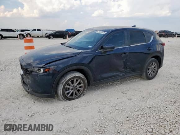 2023 Mazda CX-5 S Select with VIN JM3KFBBM5P0273116, listed as a Copart auction lot 81396825 with 35,496 mi miles and Salvage title. Bid and sale history available at DreamBid. Image 1.