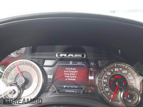 2020 Ram 1500 Longhorn with VIN 1C6RREKT5LN191639, listed as a IAAI auction lot 42348204 with 64,654 mi miles and . Bid and sale history available at DreamBid. Image 7.