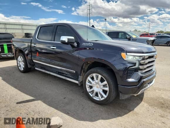 2022 Chevrolet Silverado 1500 High Country с VIN 2GCUDJED5N1513537, выставлен на аукционе Copart как лот 80431435 с пробегом 12 496 миль миль и Списание • Salvage title. История ставок и продаж доступна на DreamBid. Изображение 4.