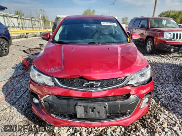 2019 Chevrolet Sonic LT with VIN 1G1JD5SB3K4110470, listed as a Copart auction lot 85143255 with 45,277 mi miles and Salvage title. Bid and sale history available at DreamBid. Image 5.