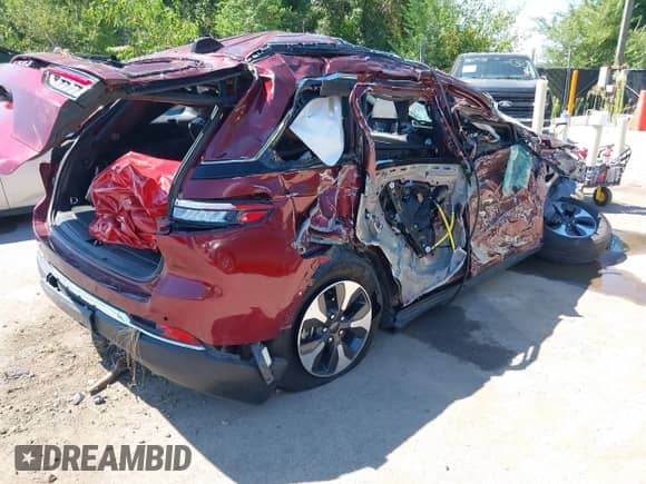 2024 Jeep Grand Cherokee with VIN 1C4RJYB67R8517055, listed as a IAAI auction lot 43034817 with 57,523 mi miles and . Bid and sale history available at DreamBid. Image 4.