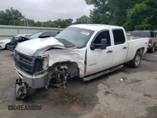 2012 Chevrolet Silverado 2500HD Work Truck with VIN 1GC1KVCG7CF115488, listed as a Copart auction lot 59586065 with Not provided miles and Salvage title. Bid and sale history available at DreamBid. Image 1.