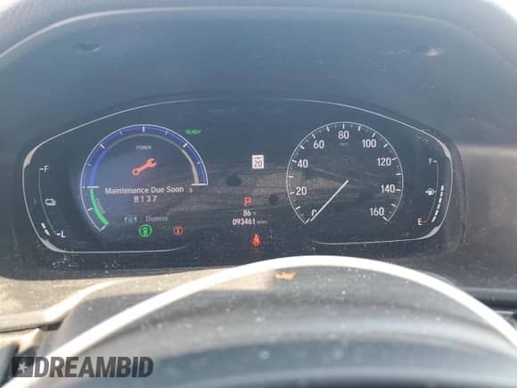 2018 Honda Accord with VIN 1HGCV3F19JA012502, listed as a Copart auction lot 80907545 with 93,461 mi miles and Salvage title. Bid and sale history available at DreamBid. Image 9.