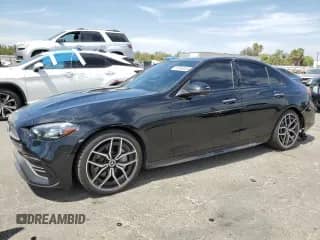 2023 Mercedes-Benz C 300 with VIN W1KAF4GB2PR100159, listed as a Copart auction lot 69993005 with 35,638 mi miles and Salvage title. Bid and sale history available at DreamBid. Image 1.
