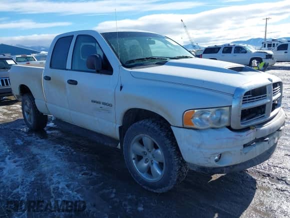 2003 Dodge 1500 ST with VIN 1D7HU18Z13J550361, listed as a IAAI auction lot 41632619 with 167,299 mi miles and . Bid and sale history available at DreamBid. Image 1.