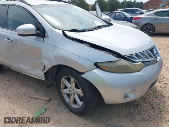 2009 Nissan Murano S with VIN JN8AZ18W89W107997, listed as a IAAI auction lot 42399192 with 206,183 mi miles and . Bid and sale history available at DreamBid. Image 6.