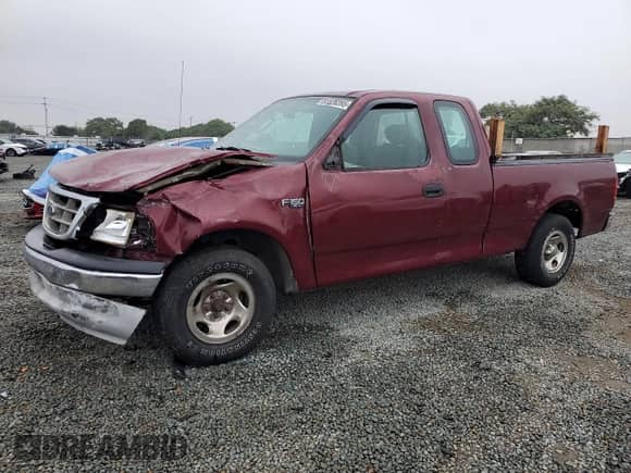 2003 Ford F-150 XL with VIN 1FTRX17283NA09956, listed as a Copart auction lot 81526395 with 195,707 mi miles and Salvage title. Bid and sale history available at DreamBid. Image 1.