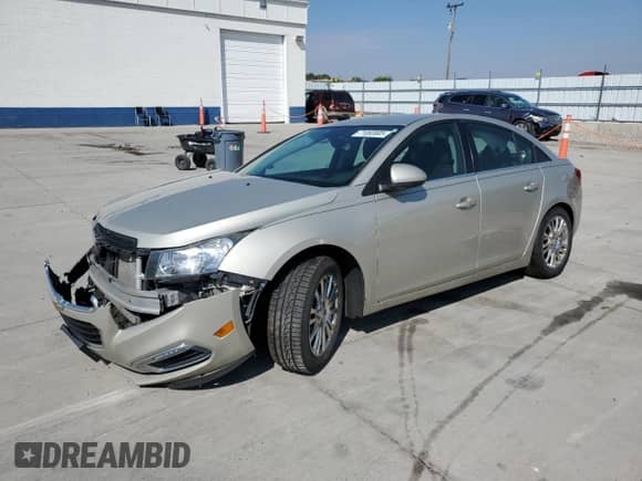 2015 Chevrolet Cruze ECO with VIN 1G1PH5SB3F7216839, listed as a Copart auction lot 71083805 with Not provided miles and Salvage title. Bid and sale history available at DreamBid. Image 1.