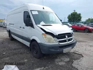 2008 Dodge Sprinter with VIN WD0PE845085246881, listed as a IAAI auction lot 42700521 with 328,890 mi miles and . Bid and sale history available at DreamBid. Image 1.