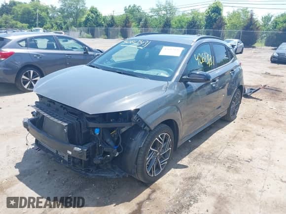 2023 Hyundai Kona N Line с VIN KM8K33A39PU993202, выставлен на аукционе IAAI как лот 42613431 с пробегом 37 483 миль миль и . История ставок и продаж доступна на DreamBid. Изображение 2.
