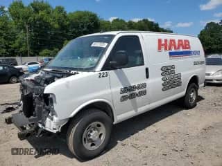 2023 Chevrolet Express Cargo с VIN 1GCWGAFP6P1180332, выставлен на аукционе Copart как лот 68127825 с пробегом 18 833 миль миль и Списание • Salvage title. История ставок и продаж доступна на DreamBid. Изображение 1.