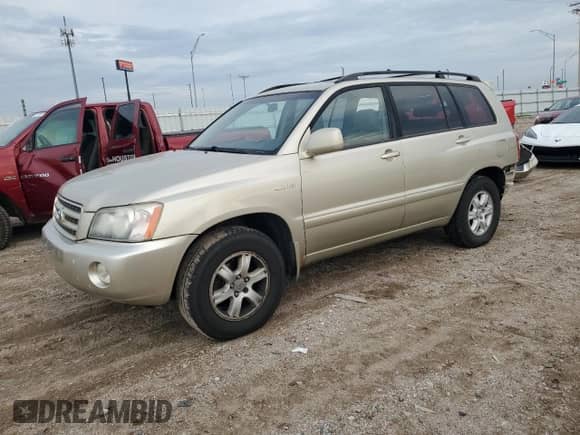 2003 Toyota Highlander с VIN JTEGF21A930083668, выставлен на аукционе Copart как лот 81453005 с пробегом 182 952 миль миль и Списание • Salvage title. История ставок и продаж доступна на DreamBid. Изображение 1.