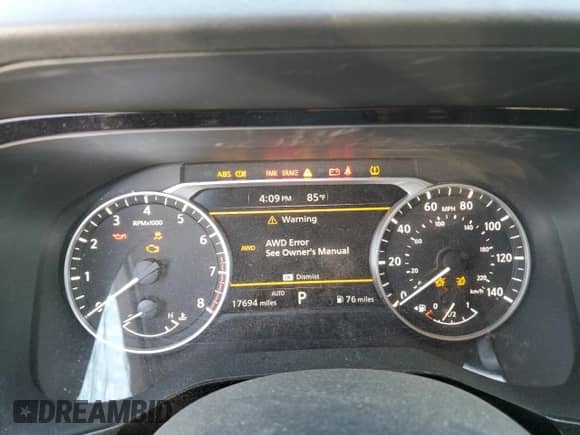 2024 Nissan Pathfinder Rock Creek с VIN 5N1DR3BD1RC313641, выставлен на аукционе Copart как лот 82169585 с пробегом 17 694 миль миль и Списание • Salvage title. История ставок и продаж доступна на DreamBid. Изображение 9.