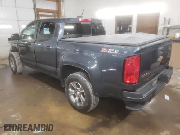 2019 Chevrolet Colorado 2WD Z71 with VIN 1GCGSDEA8K1202423, listed as a Copart auction lot 81507604 with 57,421 mi miles and Salvage title. Bid and sale history available at DreamBid. Image 2.