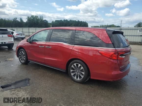 2023 Honda Odyssey EX-L с VIN 5FNRL6H64PB075080, выставлен на аукционе Copart как лот 68033585 с пробегом 23 402 миль миль и Списание • Salvage title. История ставок и продаж доступна на DreamBid. Изображение 2.