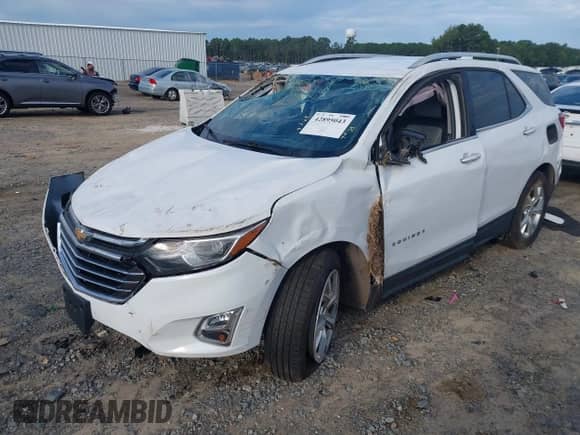 2019 Chevrolet Equinox Premier with VIN 2GNAXNEV3K6262467, listed as a IAAI auction lot 42895043 with 76,551 mi miles and . Bid and sale history available at DreamBid. Image 17.