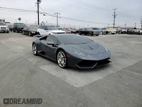 2015 Lamborghini Huracan с VIN ZHWUC1ZF6FLA01371, выставлен на аукционе Copart как лот 58490505 с пробегом 37 434 миль миль и Чистый • Clean title. История ставок и продаж доступна на DreamBid. Изображение 13.