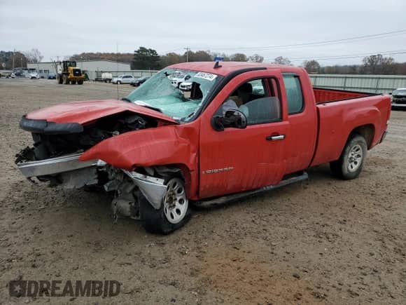 2008 GMC Sierra 1500 Work Truck with VIN 1GTEC19X98Z300047, listed as a Copart auction lot 83467274 with Not provided miles and Salvage title. Bid and sale history available at DreamBid. Image 1.