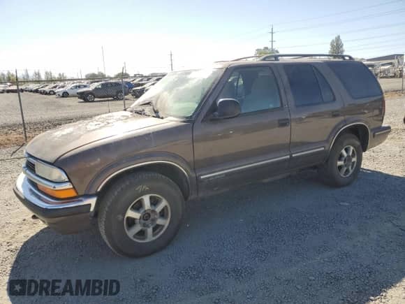 1998 Chevrolet Blazer LS with VIN 1GNDT13W4W2133251, listed as a Copart auction lot 64845125 with Not provided miles and Salvage title. Bid and sale history available at DreamBid. Image 1.