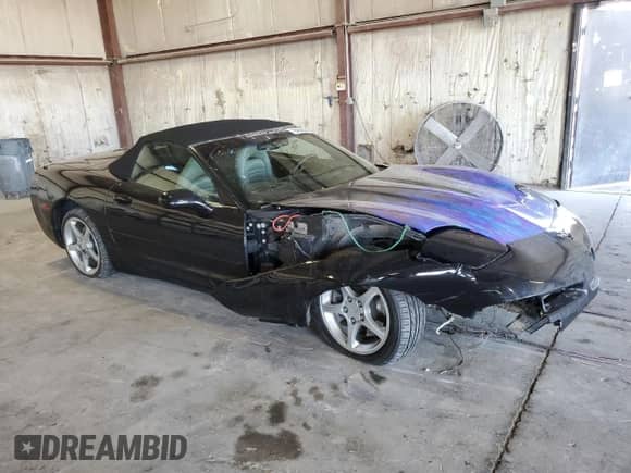 2001 Chevrolet Corvette with VIN 1G1YY32G115115923, listed as a Copart auction lot 70494695 with Not provided miles and Salvage title. Bid and sale history available at DreamBid. Image 4.