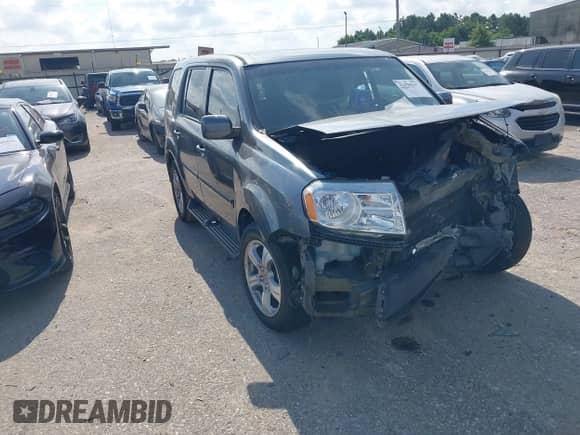 2013 Honda Pilot EX-L with VIN 5FNYF3H57DB021793, listed as a IAAI auction lot 42930237 with 89,636 mi miles and . Bid and sale history available at DreamBid. Image 1.