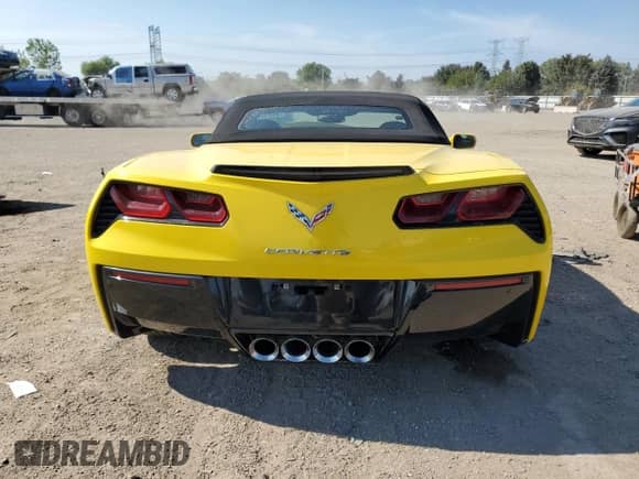 2019 Chevrolet Corvette 3LT with VIN 1G1YF3D75K5111314, listed as a Copart auction lot 80885115 with 35,693 mi miles and Salvage title. Bid and sale history available at DreamBid. Image 6.