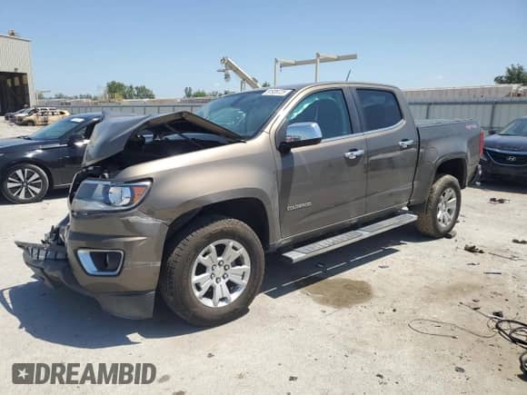 2016 Chevrolet Colorado 4WD LT with VIN 1GCGTCE30G1387924, listed as a Copart auction lot 61939725 with 95,121 mi miles and Salvage title. Bid and sale history available at DreamBid. Image 1.