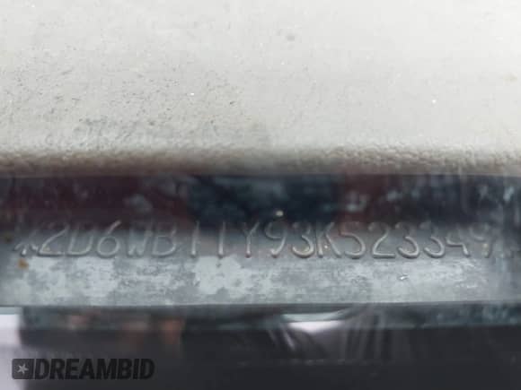 2003 Dodge RAM с VIN 2D6WB11Y93K523349, выставлен на аукционе IAAI как лот 41506199 с пробегом 150 271 миль миль и . История ставок и продаж доступна на DreamBid. Изображение 9.