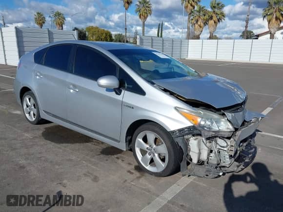 2012 Toyota Prius One with VIN JTDKN3DU9C5430075, listed as a IAAI auction lot 41791548 with 248,320 mi miles and . Bid and sale history available at DreamBid. Image 1.