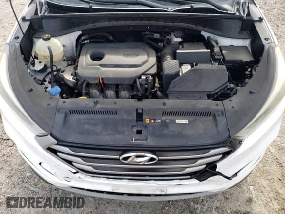 2018 Hyundai Tucson Sport with VIN KM8J33AL8JU805546, listed as a Copart auction lot 81668185 with 151,496 mi miles and Salvage title. Bid and sale history available at DreamBid. Image 12.