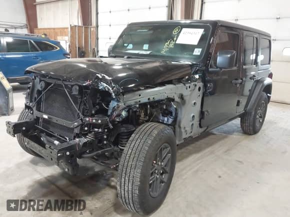 2025 Jeep Wrangler Sport S with VIN 1C4PJXDNXSW503061, listed as a IAAI auction lot 42394317 with 14,178 mi miles and . Bid and sale history available at DreamBid. Image 17.