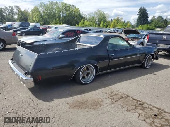1975 Chevrolet El Camino with VIN 1D80H5Z423058, listed as a Copart auction lot 68677225 with 50,153 mi miles and Clean title. Bid and sale history available at DreamBid. Image 3.