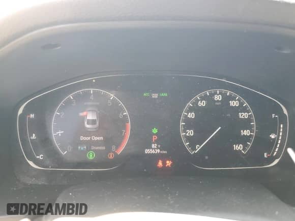 2018 Honda Accord EX-L with VIN 1HGCV1F56JA109938, listed as a Copart auction lot 81046825 with 55,639 mi miles and Salvage title. Bid and sale history available at DreamBid. Image 9.