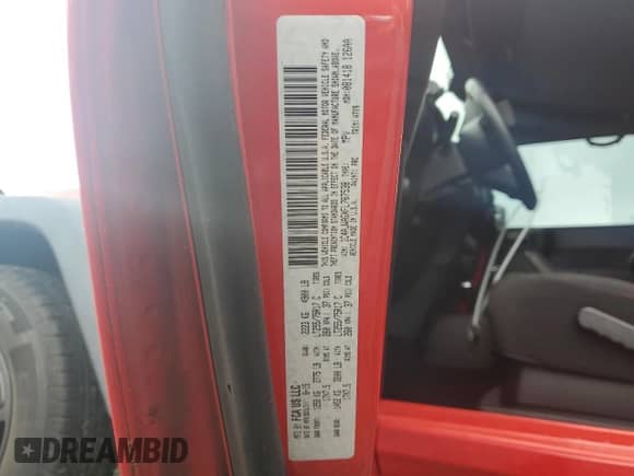 2015 Jeep Wrangler Willys Wheeler with VIN 1C4AJWAGXFL767538, listed as a Copart auction lot 63012845 with 81,414 mi miles and Salvage title. Bid and sale history available at DreamBid. Image 12.