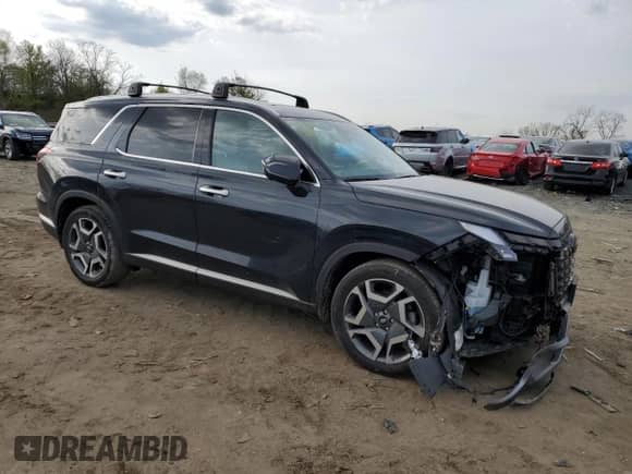 2023 Hyundai Palisade Limited с VIN KM8R5DGE2PU558321, выставлен на аукционе Copart как лот 50004294 с пробегом 21 299 миль миль и . История ставок и продаж доступна на DreamBid. Изображение 4.