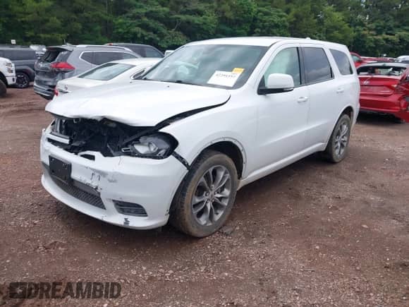 2020 Dodge Durango GT with VIN 1C4RDJDGXLC339344, listed as a IAAI auction lot 42391557 with 68,267 mi miles and . Bid and sale history available at DreamBid. Image 2.