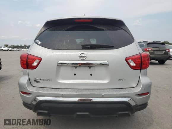 2019 Nissan Pathfinder SV with VIN 5N1DR2MN4KC593397, listed as a Copart auction lot 71714175 with 196,331 mi miles and Salvage title. Bid and sale history available at DreamBid. Image 6.
