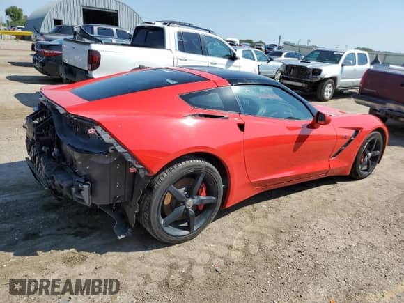 2014 Chevrolet Corvette 2LT z VIN 1G1YD2D72E5108116, wystawiony jako Copart lot #70379355 z przebiegiem 81 453 mil mil oraz Szkoda całkowita • Salvage title. Historia ofert i sprzedaży dostępna na DreamBid. Obrazek 3.