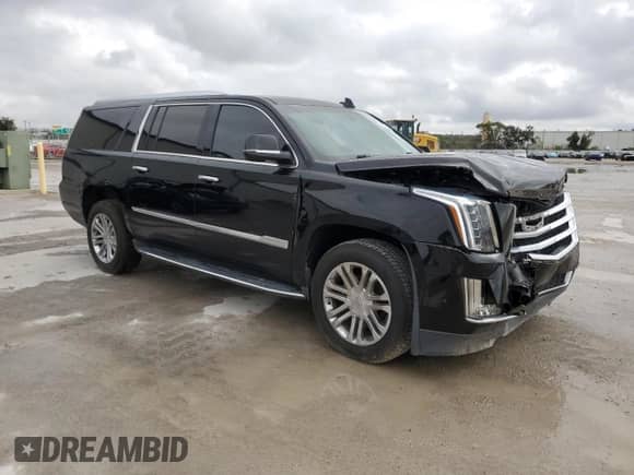 2018 Cadillac Escalade ESV z VIN 1GYS3GKJ1JR268657, wystawiony jako Copart lot #86831644 z przebiegiem 93 144 mil mil oraz Szkoda całkowita • Salvage title. Historia ofert i sprzedaży dostępna na DreamBid. Obrazek 4.