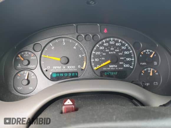 2000 Chevrolet Blazer LS с VIN 1GNCT18W3YK104430, выставлен на аукционе Copart как лот 68858864 с пробегом 47 342 миль миль и Списание • Salvage title. История ставок и продаж доступна на DreamBid. Изображение 9.