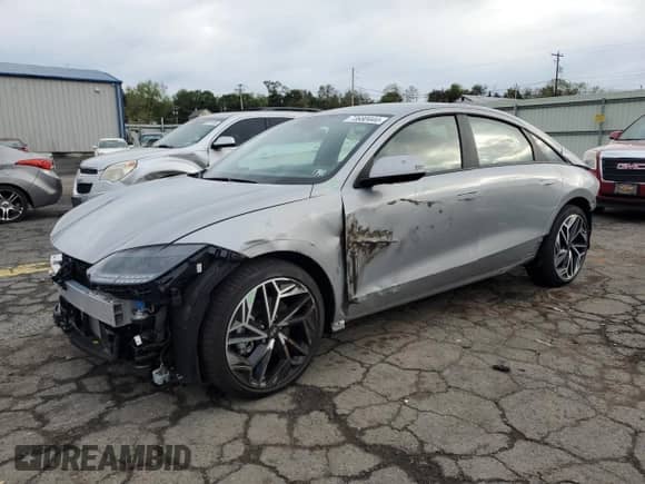 2024 Hyundai Ioniq 6 SEL с VIN KMHM34AC4RA076977, выставлен на аукционе Copart как лот 73680444 с пробегом 3 484 миль миль и Списание • Salvage title. История ставок и продаж доступна на DreamBid. Изображение 1.