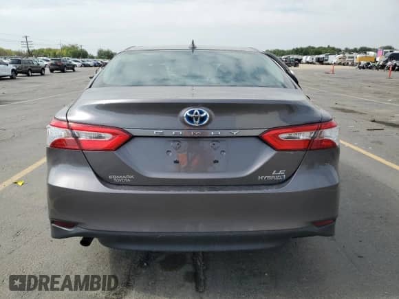 2019 Toyota Camry Hybrid LE с VIN 4T1B31HK3KU006667, выставлен на аукционе Copart как лот 80162455 с пробегом 81 491 миль миль и Списание • Salvage title. История ставок и продаж доступна на DreamBid. Изображение 6.