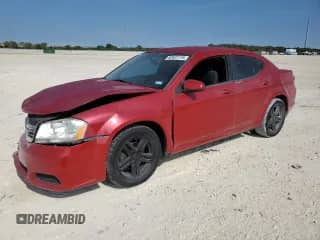 2012 Dodge Avenger SXT with VIN 1C3CDZCB4CN222135, listed as a Copart auction lot 82631115 with 66,471 mi miles and Salvage title. Bid and sale history available at DreamBid. Image 1.