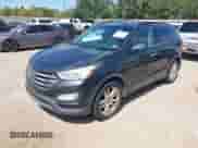 2013 Hyundai Santa Fe Sport with VIN 5XYZU3LA7DG007576, listed as a IAAI auction lot 43282890 with 122,233 mi miles and . Bid and sale history available at DreamBid. Image 2.