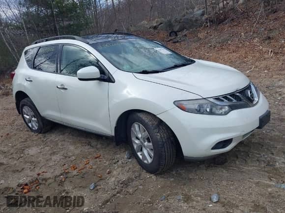 2011 Nissan Murano SV with VIN JN8AZ1MW9BW162454, listed as a IAAI auction lot 41892202 with 152,286 mi miles and . Bid and sale history available at DreamBid. Image 1.