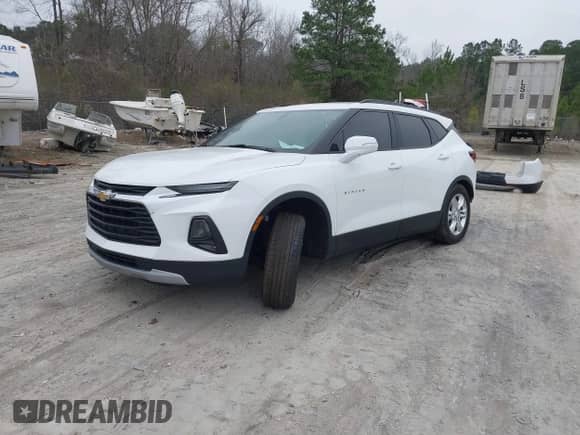 2020 Chevrolet Blazer LT z VIN 3GNKBCRS7LS603556, wystawiony jako IAAI lot #41790107 z przebiegiem 91 208 mil mil oraz . Historia ofert i sprzedaży dostępna na DreamBid. Obrazek 2.