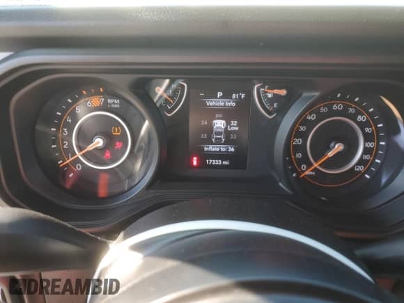 2024 Jeep Wrangler Sport S с VIN 1C4PJXDN8RW329338, выставлен на аукционе Copart как лот 80866575 с пробегом 17 333 миль миль и Списание • Salvage title. История ставок и продаж доступна на DreamBid. Изображение 9.