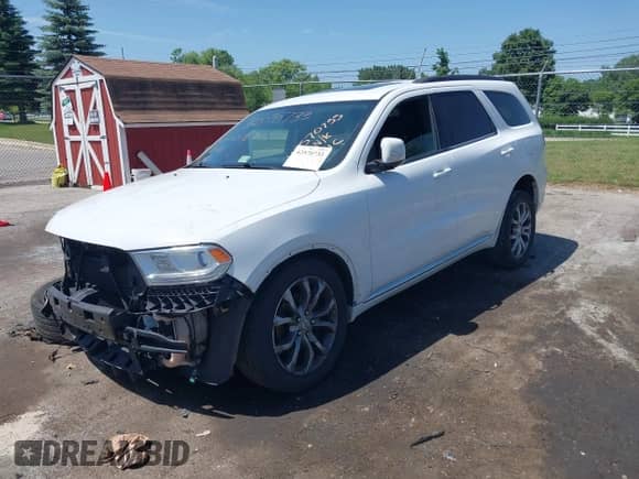 2017 Dodge Durango SXT with VIN 1C4RDJAG4HC960767, listed as a IAAI auction lot 42570733 with 144,161 mi miles and . Bid and sale history available at DreamBid. Image 16.
