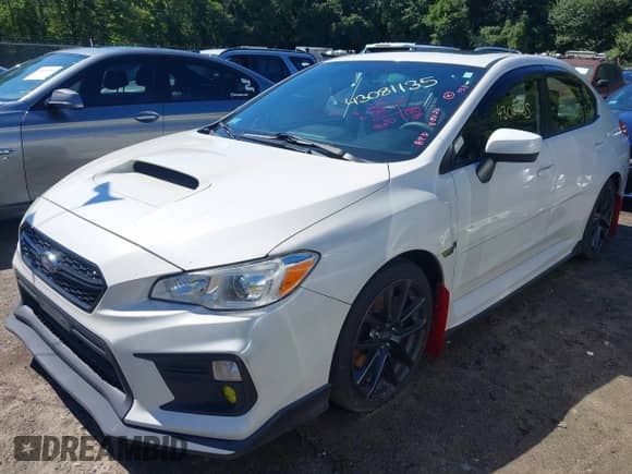 2019 Subaru WRX Premium with VIN JF1VA1C64K9825892, listed as a IAAI auction lot 43081135 with 107,627 mi miles and . Bid and sale history available at DreamBid. Image 2.